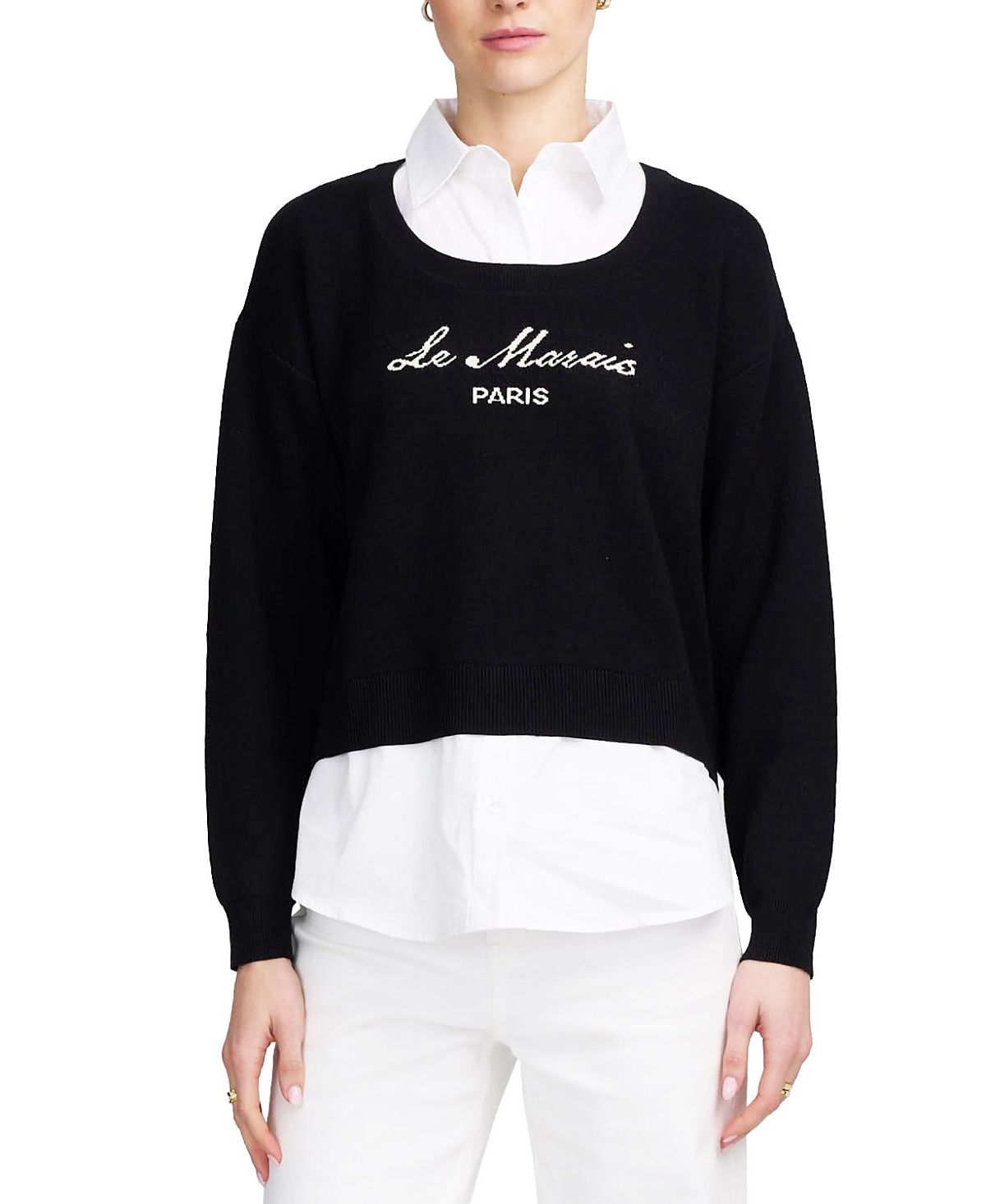 Elle Collection Le Marais Twofer Sweater