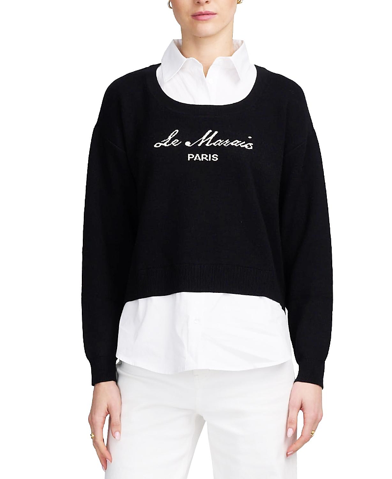 Elle Collection Le Marais Twofer Sweater