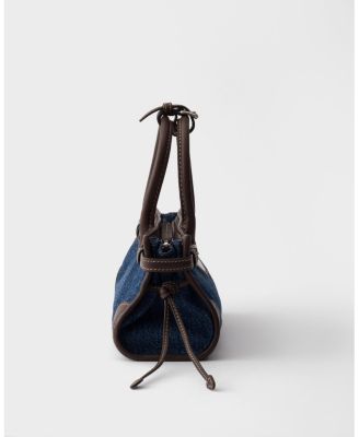 Bonnie Small Denim And Leather Handbag