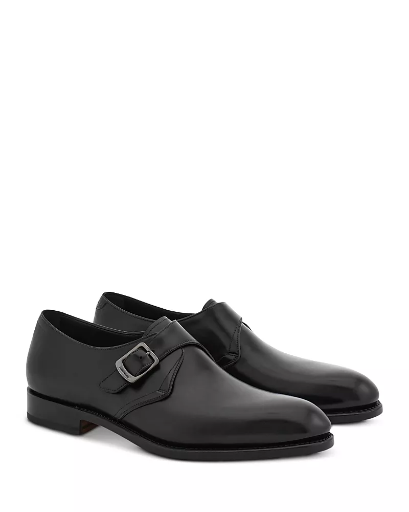 Ferragamo Men's Monk Strap Loafers