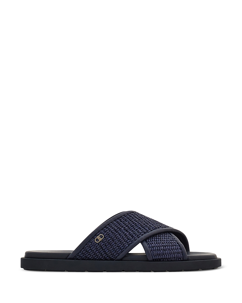 Ferragamo Men's Crisscross Slides