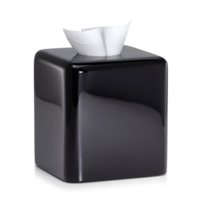 Domus Black Gloss Tissue Cover