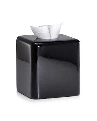 Domus Black Gloss Tissue Cover