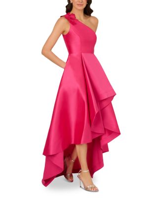 Mikado High Low Gown