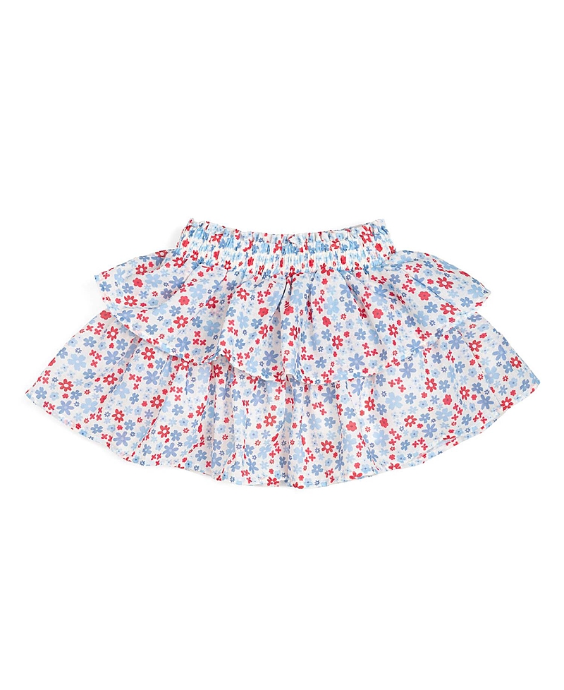 Sweet Wink Girls' Patriotic Floral Skort - Baby, Little Kid, Big Kid
