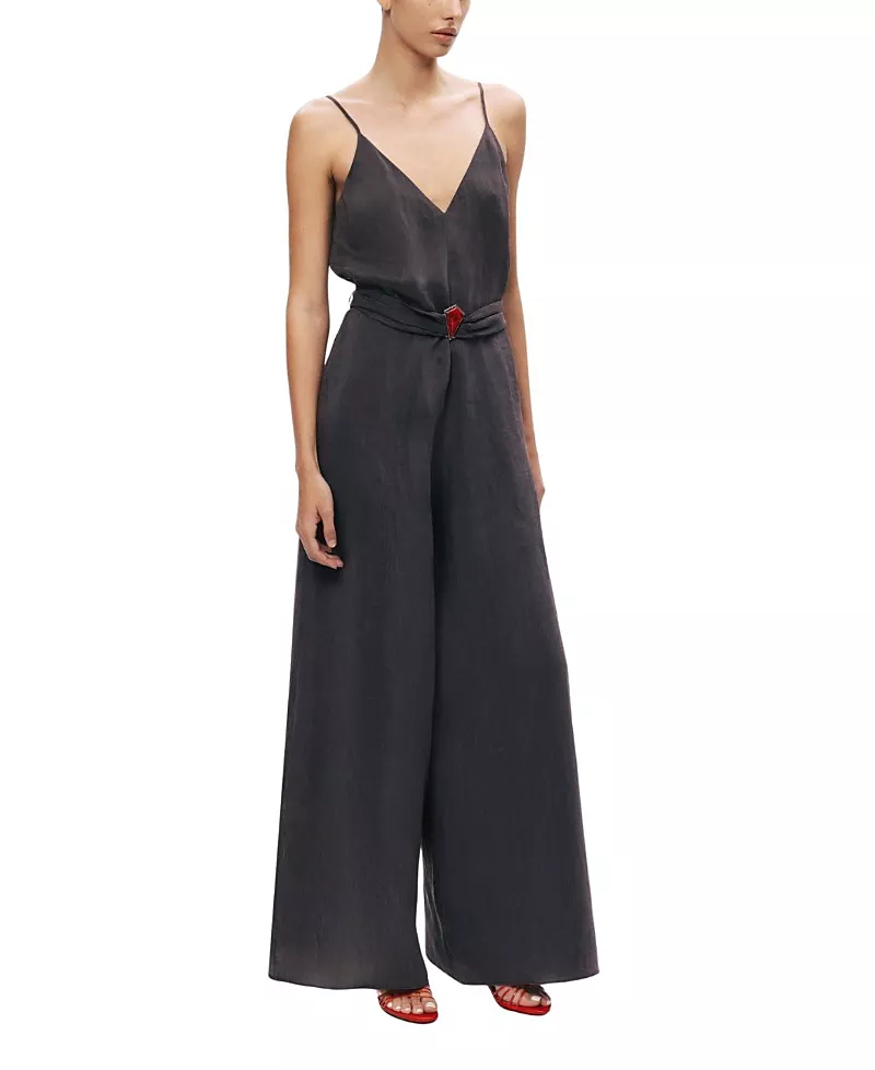 Nocturne V-Neck Spaghetti Strap Jumpsuit