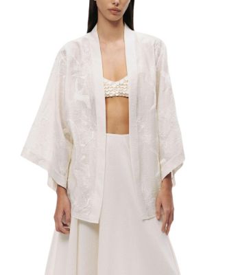  Textured Jacquard Kimono