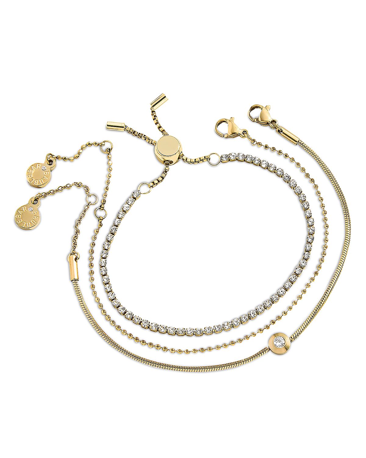 Baublebar Catherine Mixed Chain Bracelets, Set of 3