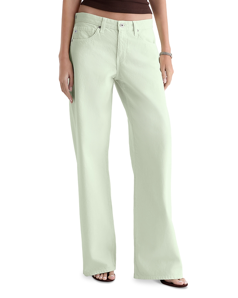 Ag Low Rise Wide Leg Jeans in Summer Vine