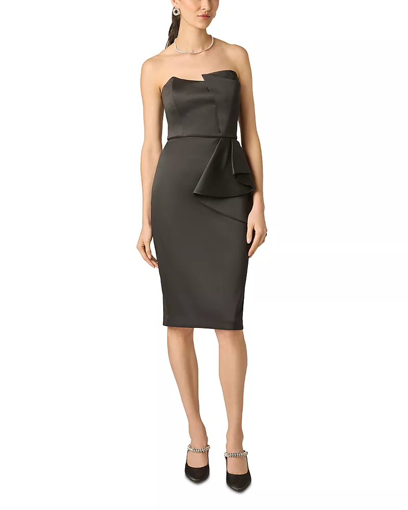 Aidan Mattox Mikado Dress