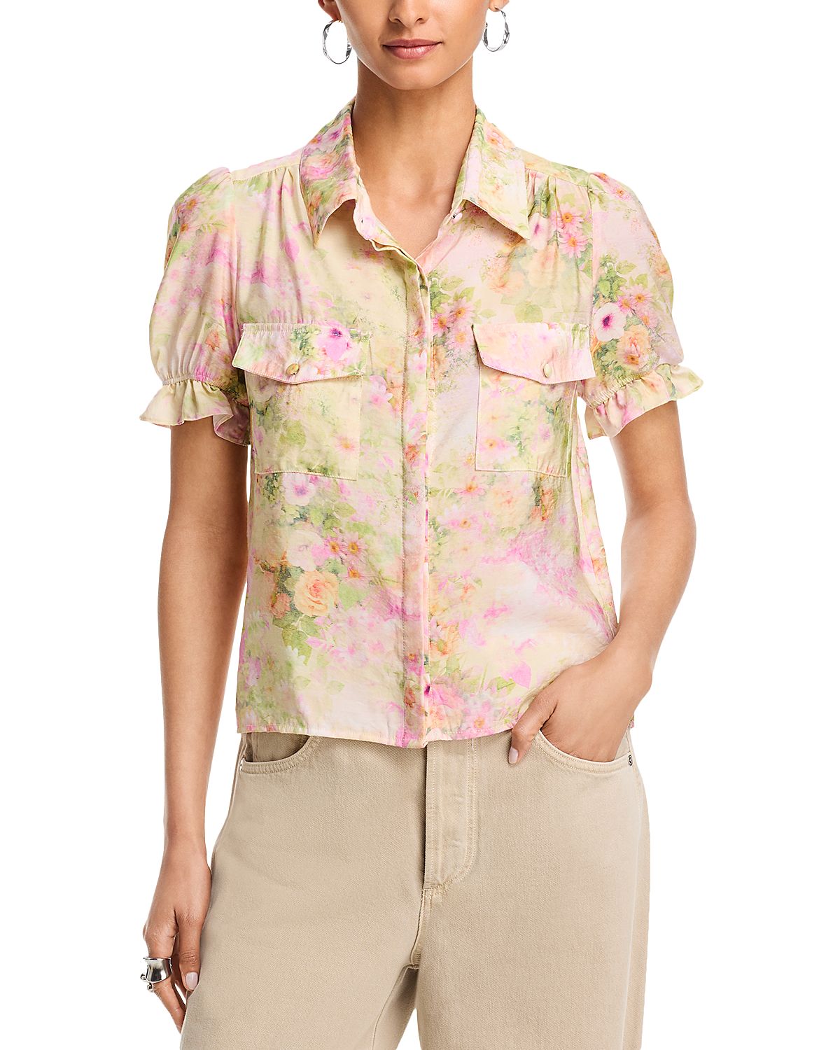 Generation Love Mina Floral Voile Blouse