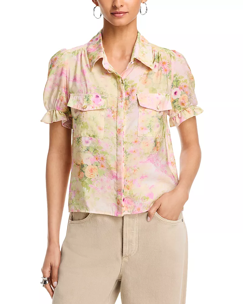 Generation Love Mina Floral Voile Blouse