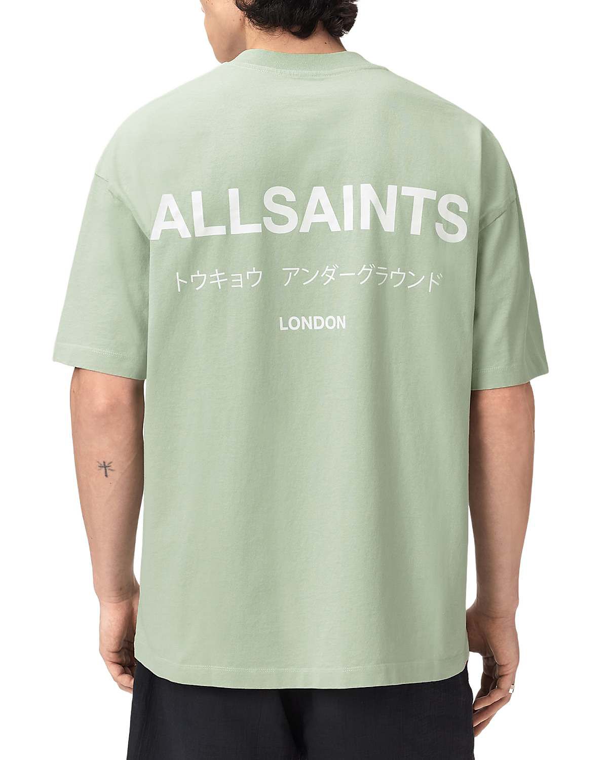 Allsaints Underground Organic Cotton Logo Graphic Tee