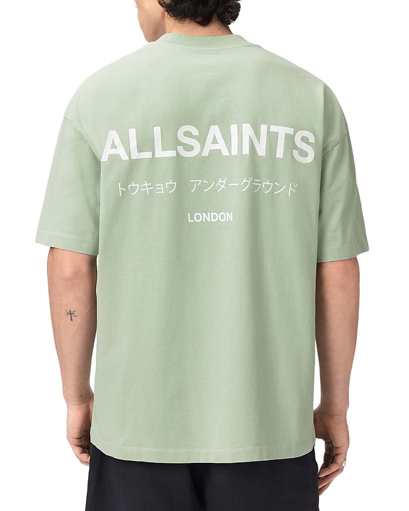 Allsaints Underground Organic Cotton Logo Graphic Tee