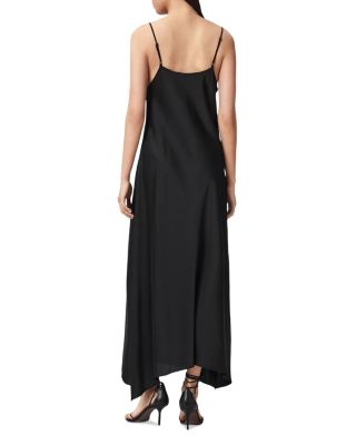 all saints black silk dress All Saints Black Silk Sequin Poison Mini Dress – Prelovely