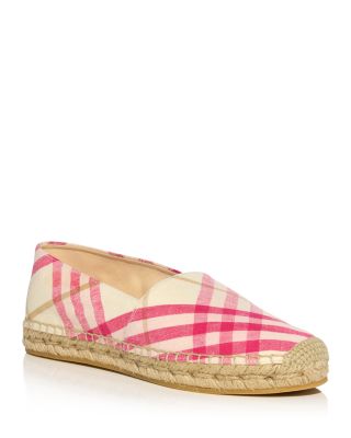Women's Mews Check Espadrille Flats