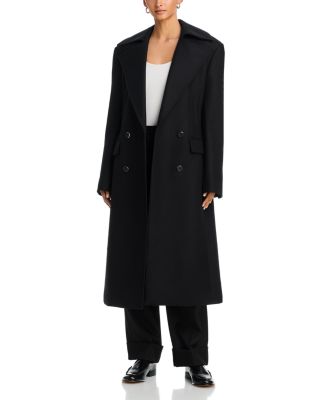 Sculptural Double Breasted Coat