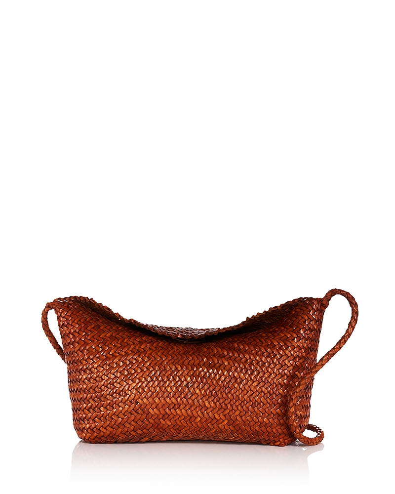 Dragon Diffusion Corsina Woven Leather Crossbody Bag