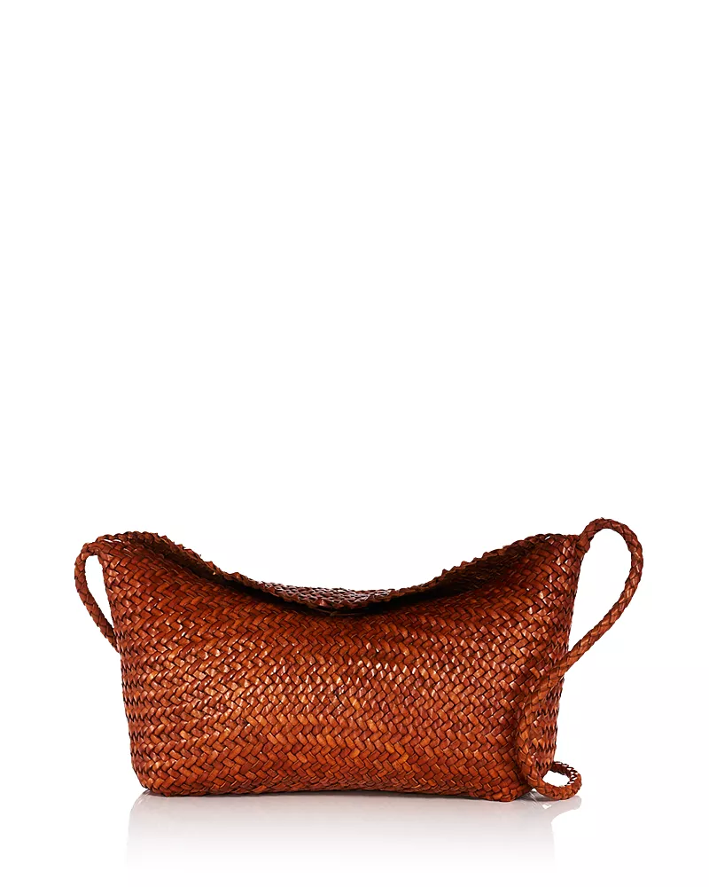 Dragon Diffusion Corsina Woven Leather Crossbody Bag