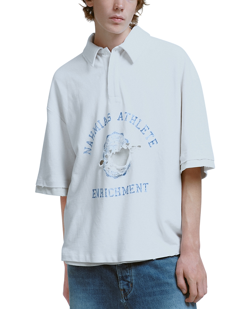 Nahmia Destroyed Athlete Enrichment Polo Shirt