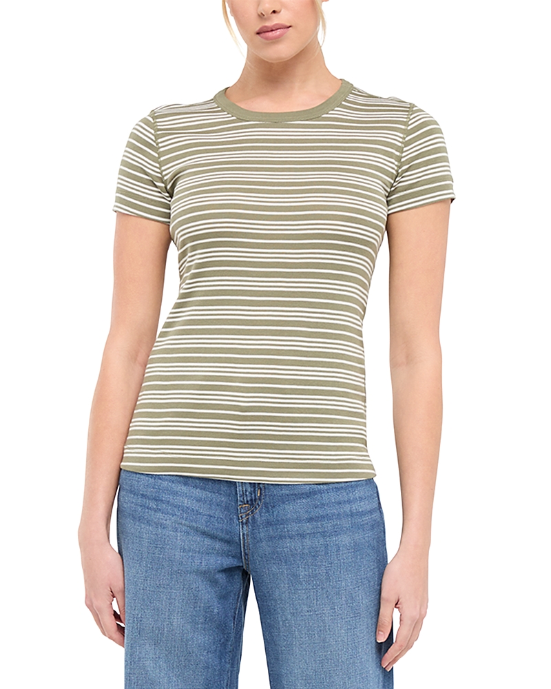 Three Dots Cotton Short Sleeve Crewneck Tee