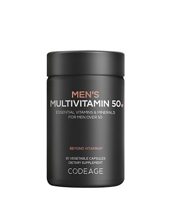 Men's Multivitamin 50, Essential Vitamins & Minerals for Men Over 50, CoQ10, Lutein