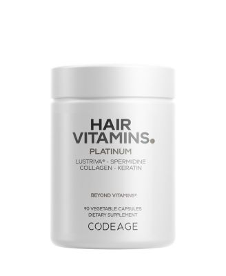  Hair Vitamins Platinum, Lustriva, AstraGin, Biotin, Keratin, Collagen, Omega-3, Zinc