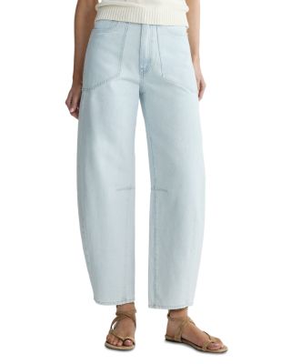 Miro Barrel High Rise Jeans in Saltstone