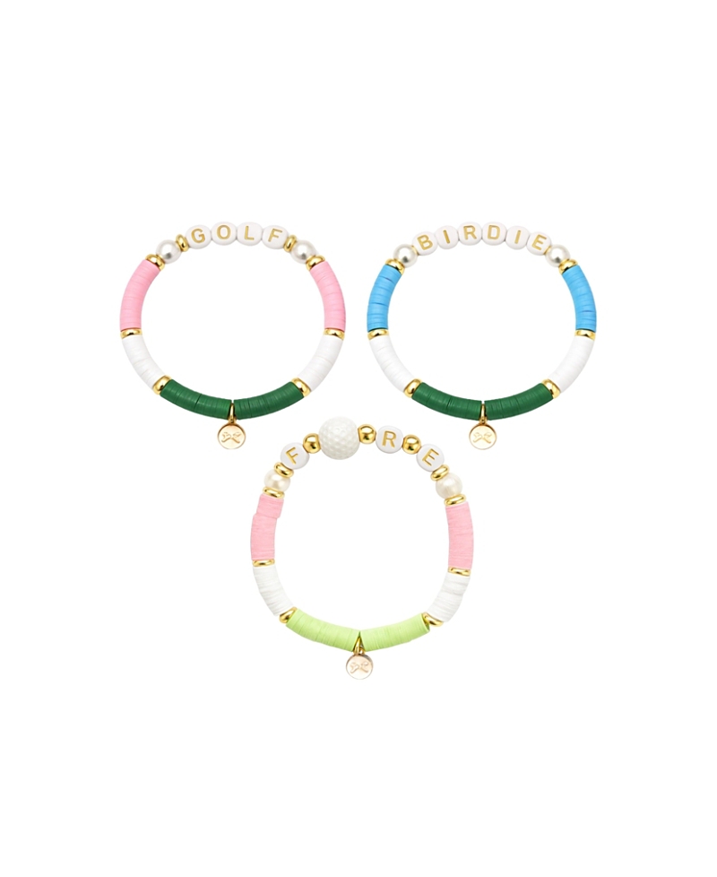 Bits & Bows Women's Golf Lovers Bracelet Set