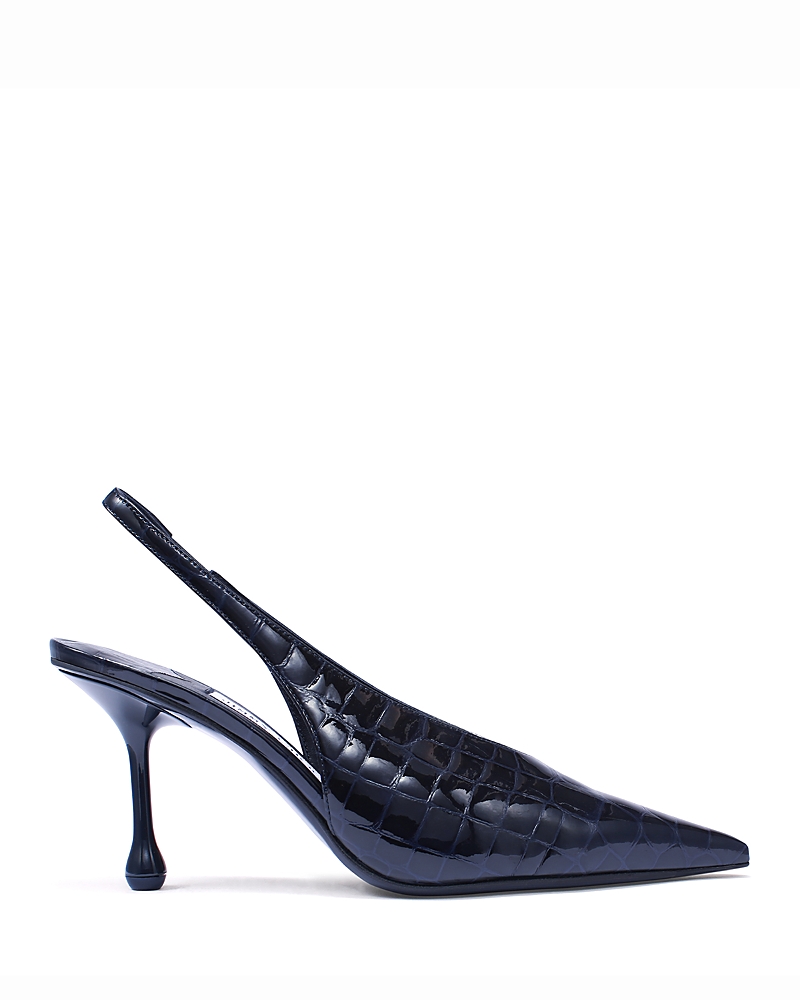Jimmy Choo Women's Isa 80 Embossed Leather Slingback Pumps