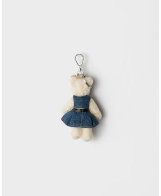 Prada Teddy Bear Bag Charm With Metal Ring | Bloomingdale's Handbags
