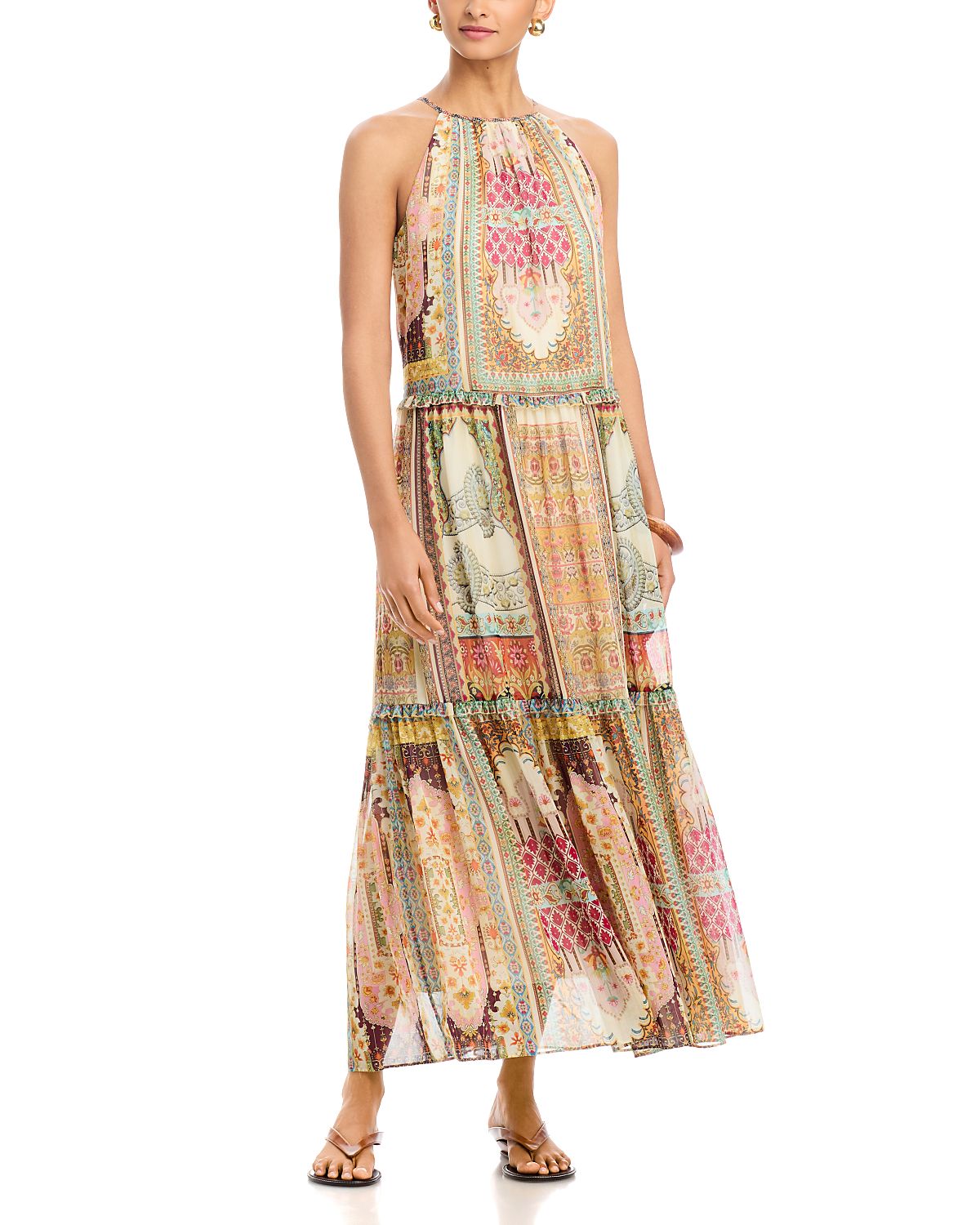 Elie Tahari The Aurora Baroque Print Dress