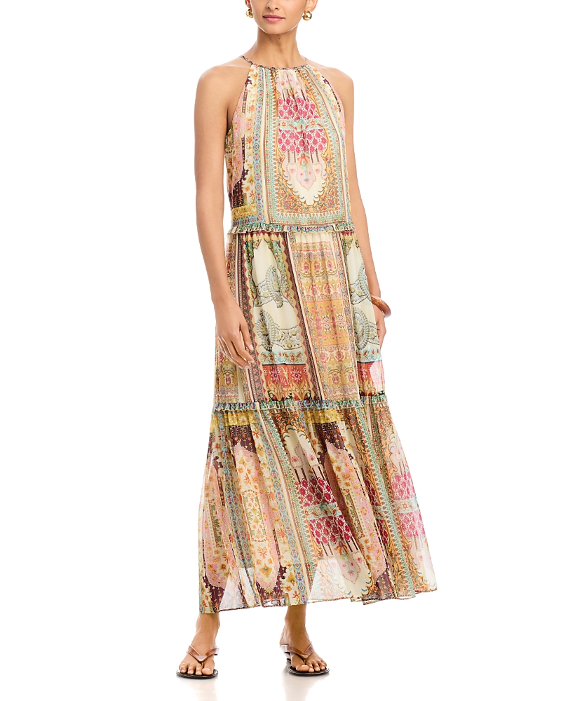 Elie Tahari The Aurora Baroque Print Dress