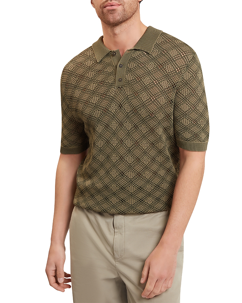 Ted Baker Geometric Stitch Polo Shirt