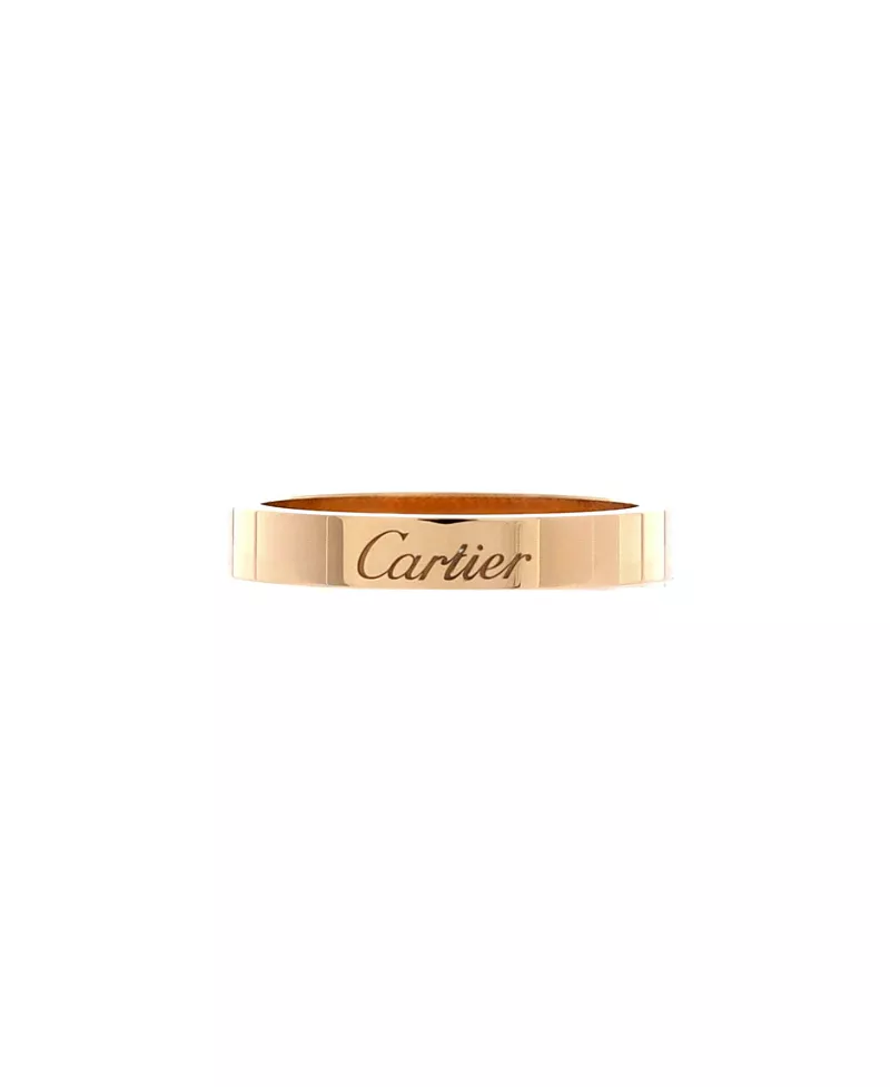 Pre-Owned Cartier 3mm C de Cartier Wedding Band Ring 18K Gold