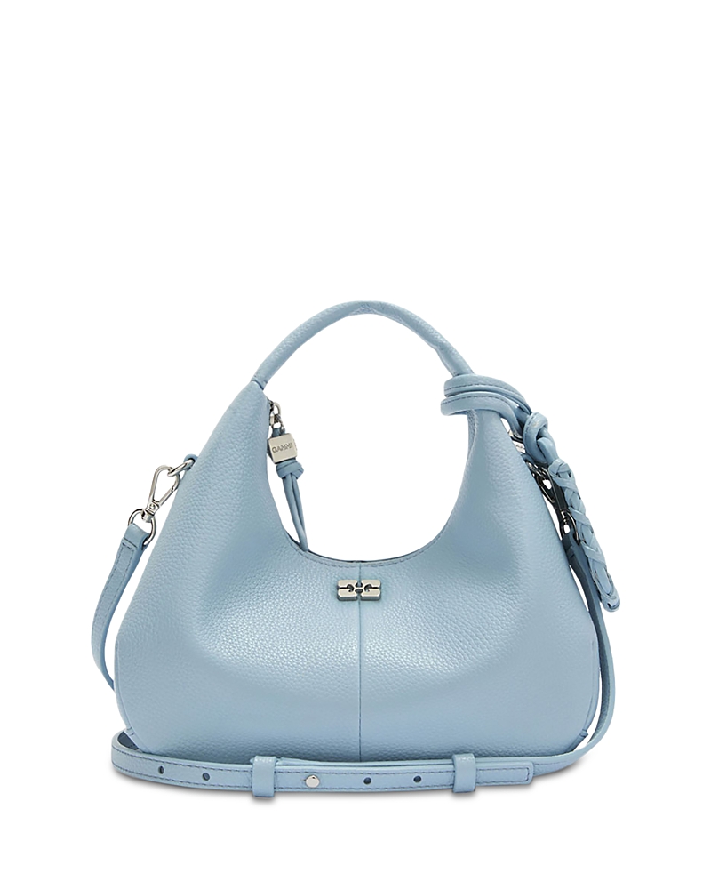 Ganni Mini Grained Hobo Bag