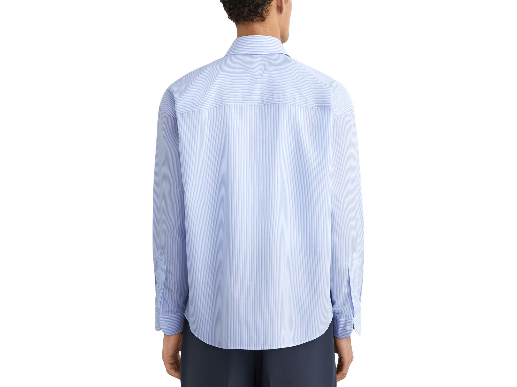 Ovante Long Sleeve Striped Overshirt — Image 3