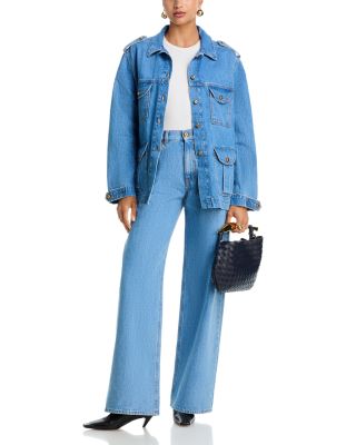 Nariida Sahariana Denim Jacket & Nariida Java Wide Leg Jeans