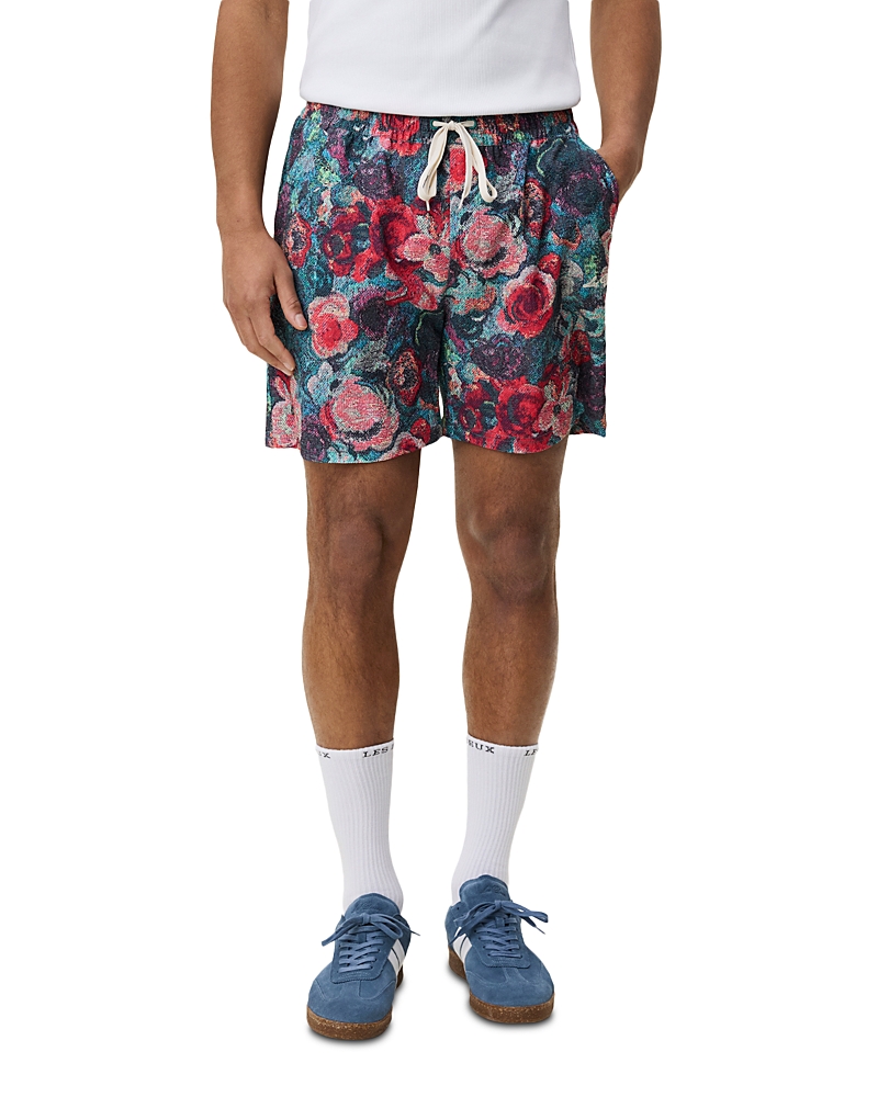 Les Deux Bouquet Allover Print 5.9 Swim Shorts
