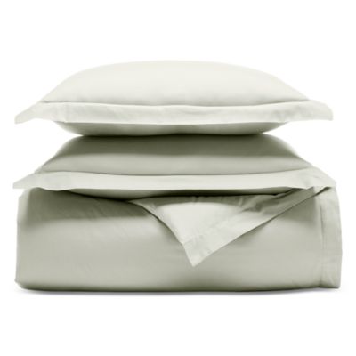 Signature Cotton Hemmed Duvet Cover Set