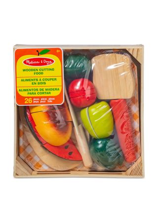 Cutting Food Wooden Play Food Set - Age 3-8