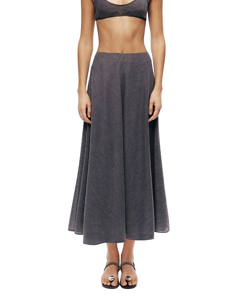 Nocturne Flowing Midi Skirt