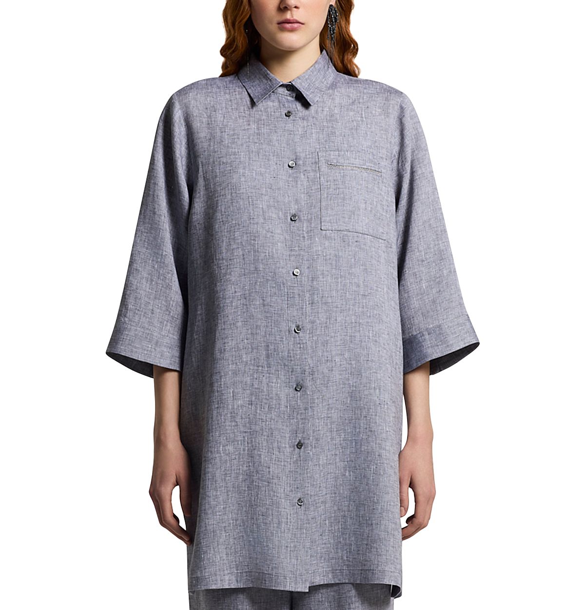 Peserico Linen Tunic Shirt