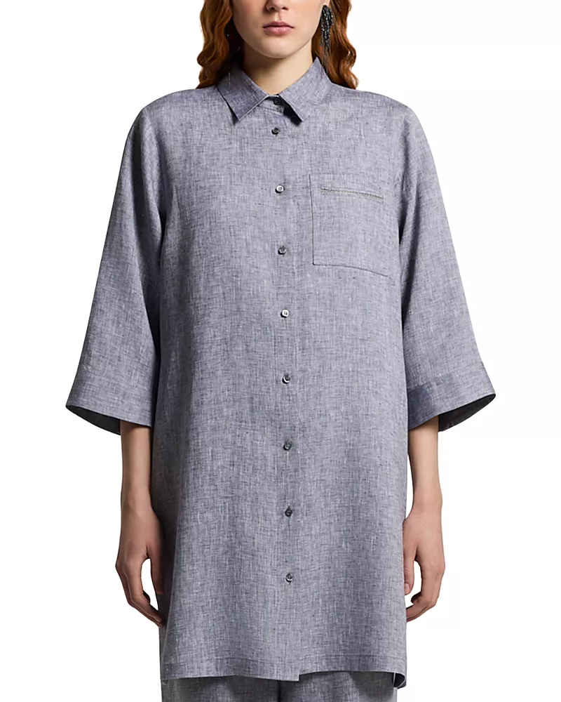 Peserico Linen Tunic Shirt