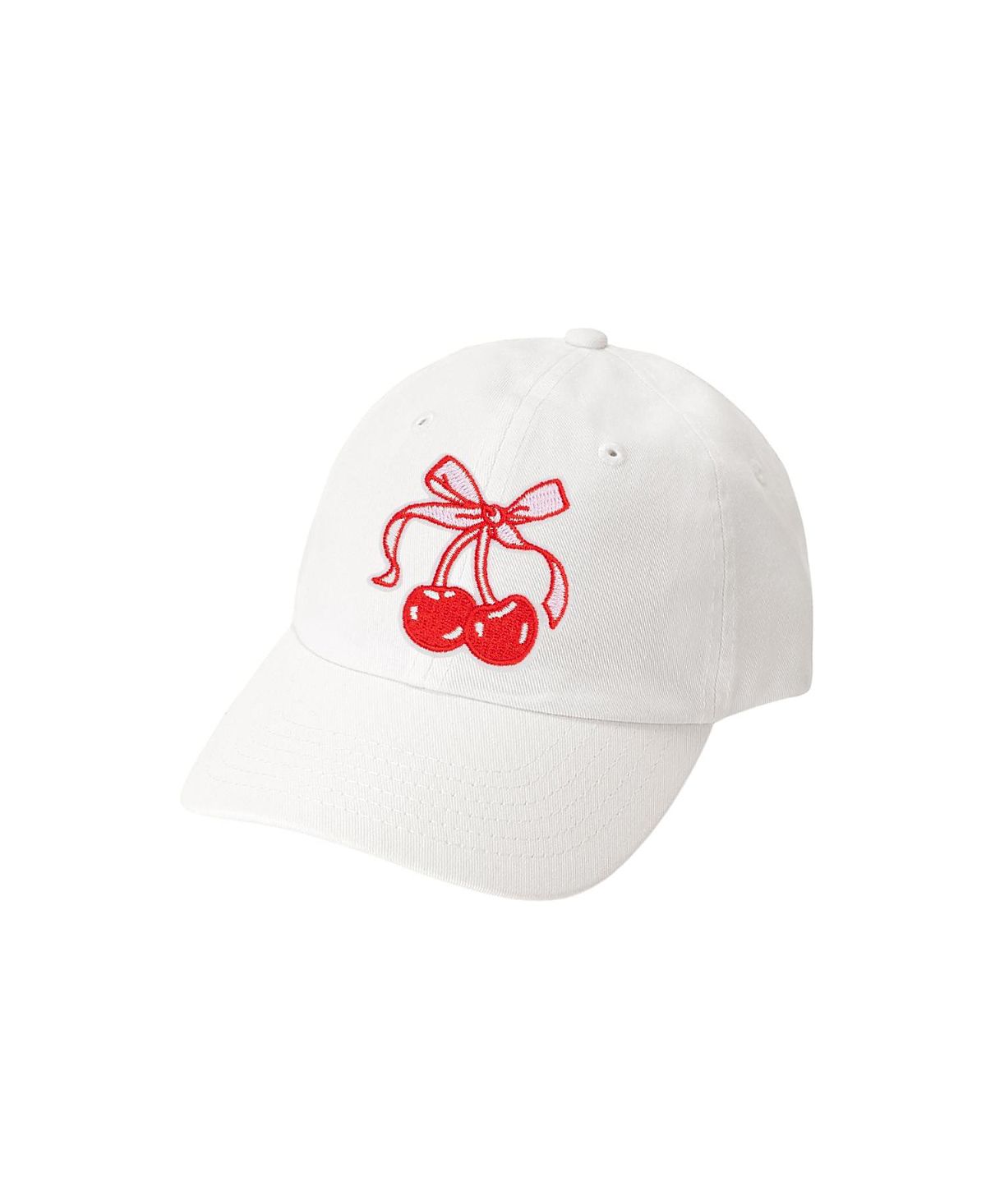 Sweet Wink Girls' Cherry Coquette Patch Baseball Hat - Little Kid, Big Kid