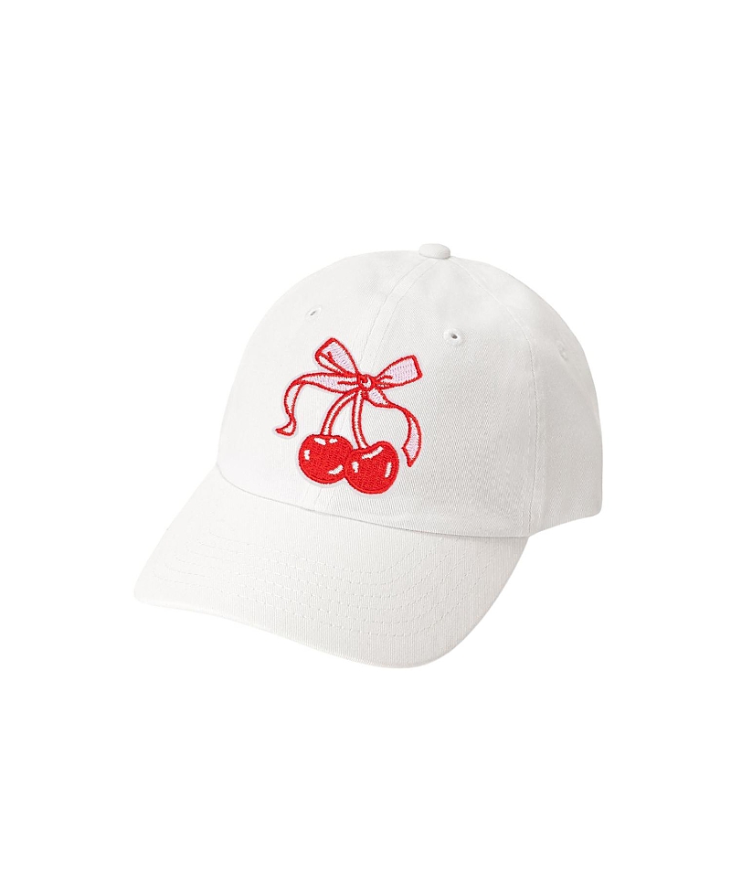 Sweet Wink Girls' Cherry Coquette Patch Baseball Hat - Little Kid, Big Kid