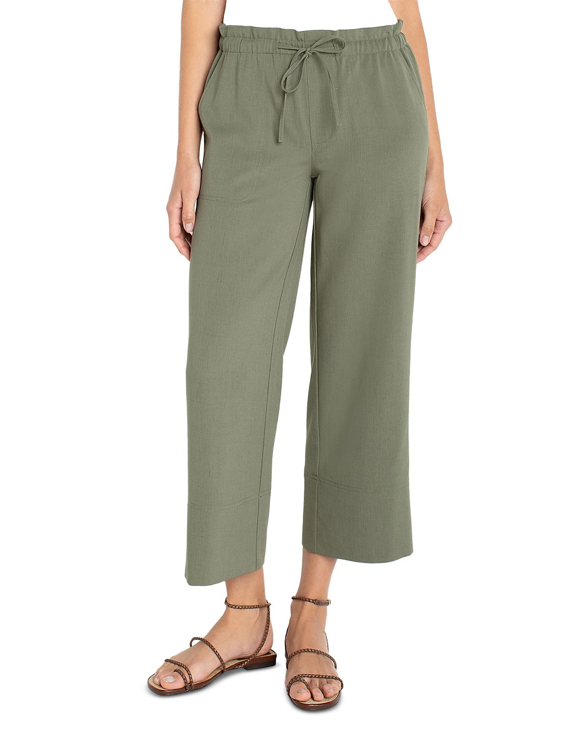 Liverpool Los Angeles Tie Waist Ankle Pants