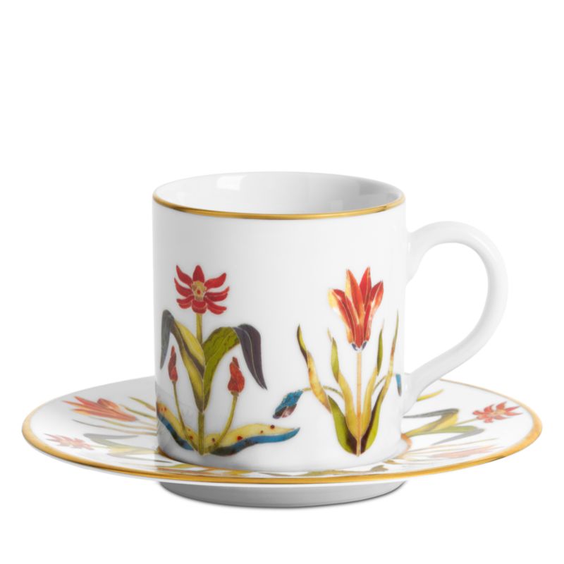 L'Objet Grand Tour Espresso Cup and Saucer