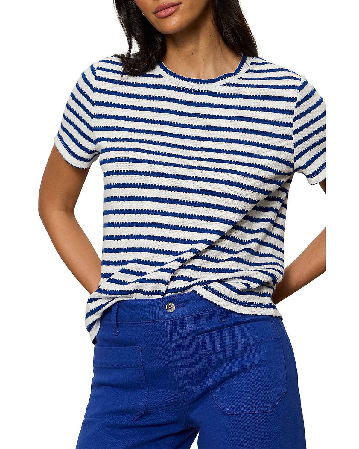 Sanctuary Perfect Textured Striped Tee