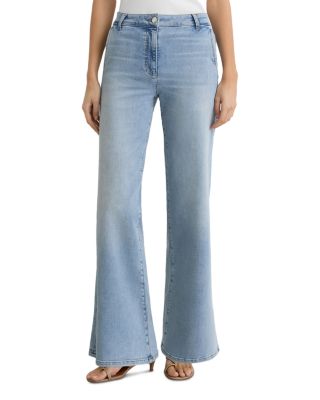 Addie High Rise Wide Leg Jeans in Light Blue